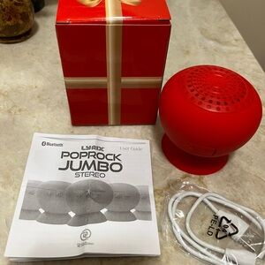 Lyrix Poprock Red Bluetooth Speaker
